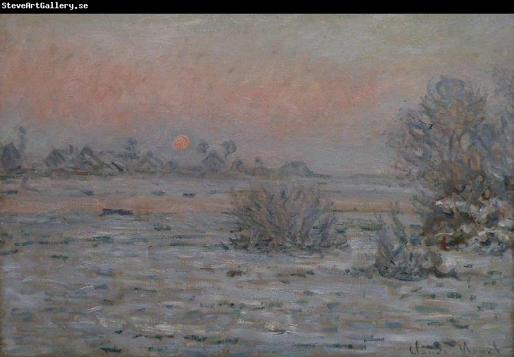Claude Monet Soleil d'hiver a Lavacourt